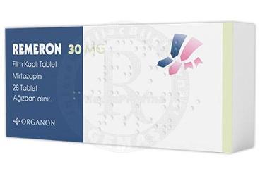 REMERON 30 mg film kaplı tablet (28 tablet) kutu görseli