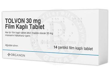 TOLVON 30 mg 14 tablet kutu görseli