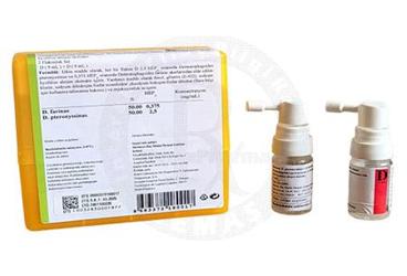ALLERMUNE D PTERONYSSINUS + D FARINAE 2.5 HEPD/0.375 HEPD dilaltı sprey çözelti (2 adet) kutu görseli