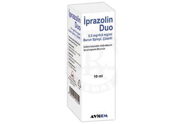 IPRAZOLIN DUO 0.5 mg + 0.6 mg/ml burun spreyi çözelti kutu görseli