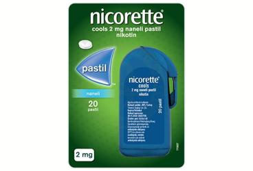 NICORETTE COOLS 2 mg naneli pastil (20 adet) kutu görseli