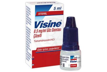 VISINE 0.5 mg/ml göz damlası çözelti kutu görseli