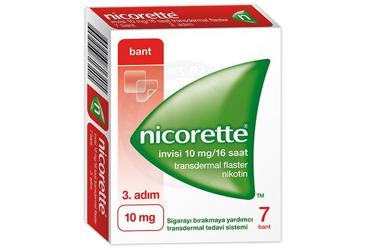 NICORETTE INVISI 10 mg/16 SAAT transdermal flaster (7 flaster) kutu görseli