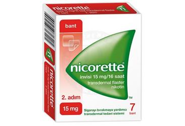 NICORETTE INVISI 15 mg/16 SAAT transdermal flaster (7 flaster) kutu görseli
