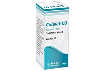 COLEVITD3 150.000 I.U./10 ml oral damla çözelti (10 ml) kutu görseli