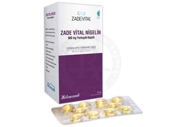 ZADE VITAL NIGELIN 900 mg 60 yumuşak kapsül kutu görseli