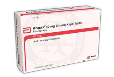 ABPAX 40 mg 28 enterik kaplı tablet kutu görseli
