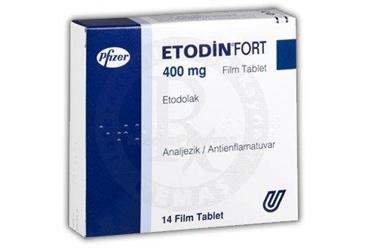 ETODIN FORT 400 mg 14 film tablet kutu görseli