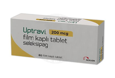 UPTRAVI 200 mcg 140 film kaplı tablet kutu görseli
