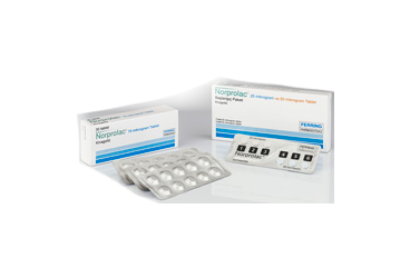 NORPROLAC 25 mcg/50 mcg tablet içeren başlangıç paketi 6 tablet kutu görseli