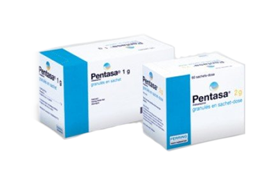 PENTASA 1 G uzatılmış salınımlı tablet (60 tablet) kutu görseli