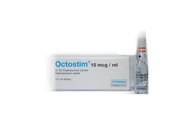 OCTOSTIM 15 mcg/ml IV/SC enjeksiyon için çözelti içeren 1 ampül kutu görseli