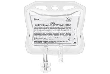 CANDIFLU 2 mg / ml I.V. infüzyonluk çözelti (50 ml setsiz) kutu görseli