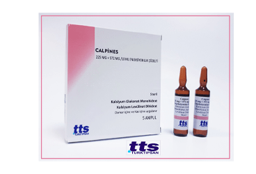 CALPINES 225 MG+572 mg/10 ml enjeksiyonluk çözelti kutu görseli