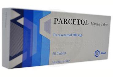 PARCETOL 500 mg tablet (20 tablet) kutu görseli