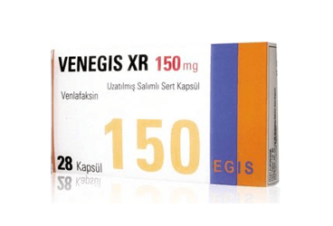 VENEGIS XR 150 mg uzatılmış salınımlı 28 sert kapsül kutu görseli