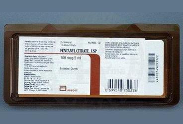 FENTANYL CITRATE 50 mcg/ml 2 ml 10 ampül kutu görseli