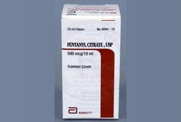 FENTANYL CITRATE 50 mcg/ml 10 ml enjektabl çözelti içeren flakon kutu görseli