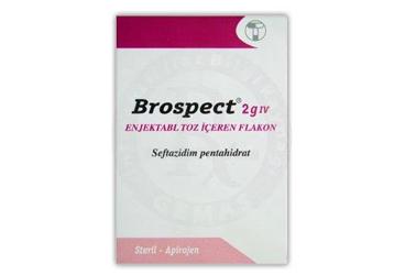 BROSPECT 2 gr IM/IV enjektabl toz içeren flakon kutu görseli