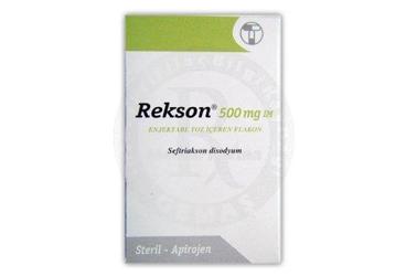 REKSON 500 mg IM enjektabl toz içeren 1 flakon kutu görseli