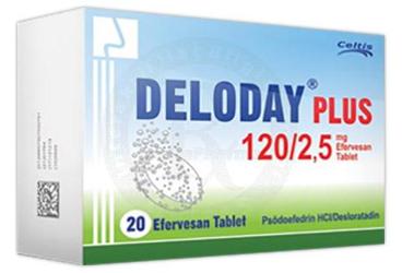 DUADES 120/2.5 mg 20 efervesan tablet kutu görseli