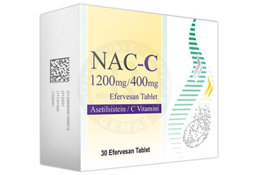NAC-C 1200-400 mg 30 efervesan tablet kutu görseli