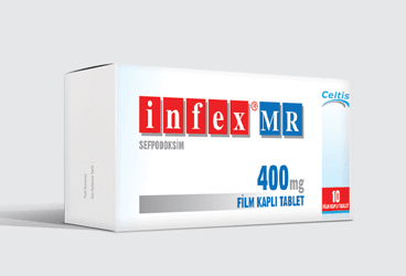INFEX MR 400 mg 10 film kaplı tablet kutu görseli