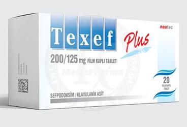 INFEX PLUS 200/125 mg 20 film kaplı tablet kutu görseli