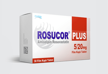 ROSUCOR PLUS 5/20 mg 30 film kaplı tablet { Celtis } kutu görseli
