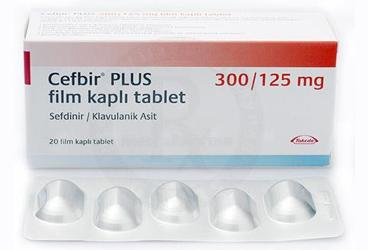 CEFBIR PLUS 300/125 mg 20 film kaplı tablet { Celtis } { Celtis } kutu görseli