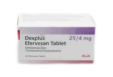 DEXPLUS 25/4 mg 20 efervesan tablet kutu görseli