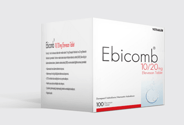EBICOMB 10/20 mg 100 efervesan tablet kutu görseli