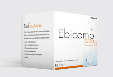 EBICOMB 5/20 mg 28 efervesan tablet kutu görseli