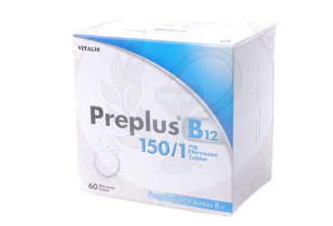 PREPLUS B12 150/1 mg 60 efervesan tablet kutu görseli