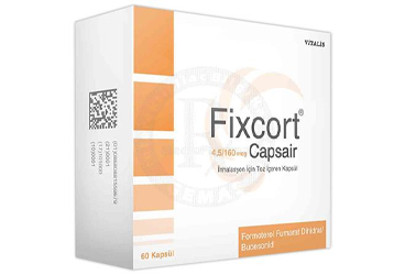 FIXCORT 4.5/160 mcg inhilasyon için toz içeren blister 60 doz kutu görseli