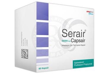 SERAIR 50/250 mcg inhilasyon için toz 60 doz kutu görseli
