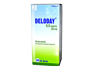 DELODAY 0.5 mg/mg 150 ml şurup kutu görseli