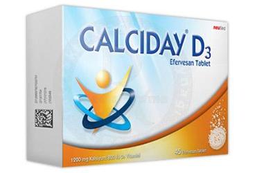 CALCIDAY D3 1200 mg/800 IU 45 efervesan tablet kutu görseli