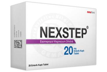 NEXSTEP 20 mg 28 enterik kaplı tablet kutu görseli