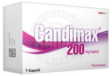 CANDIMAX 200 mg 7 kapsül kutu görseli