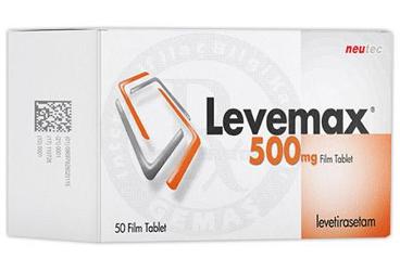 LEVEMAX 500 mg 50 film tablet kutu görseli