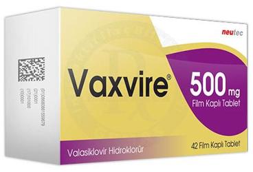 VAXVIRE 500 mg 42 film kaplı tablet kutu görseli