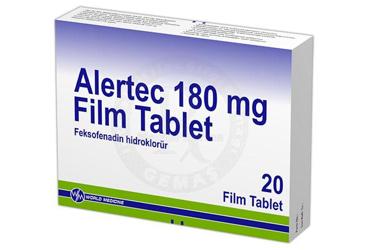 ALERTEC 180 mg 20 film tablet kutu görseli