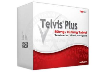 TELVIS PLUS 80/12.5 84 tablet kutu görseli