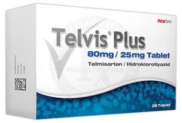 TELVIS PLUS 80/25 28 tablet kutu görseli