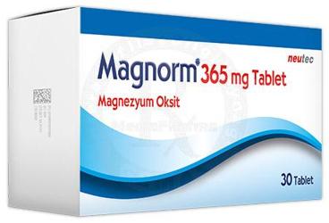 MAGNORM 365 mg tablet (30 tablet) kutu görseli