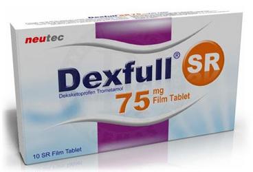 DEXFULL SR 75 mg 10 film tablet { Inventim } kutu görseli