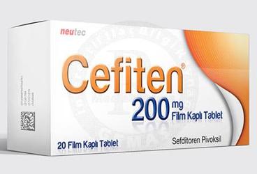 CEFITEN 200 mg 20 film tablet kutu görseli