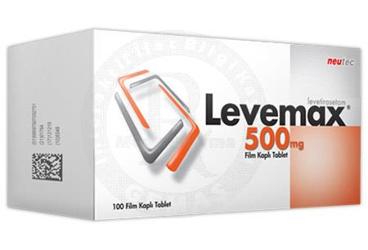 LEVEMAX 500 mg 100 film tablet { Inventim } kutu görseli