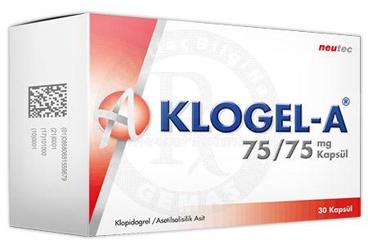 KLOGEL-A 75/75 mg 30 kapsül { Inventim } kutu görseli